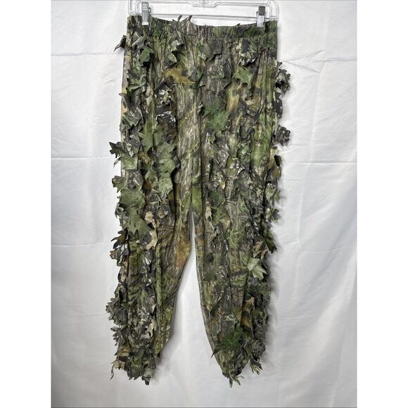 Mossy Oak Ghillie Suit Mens Small Medium Underbrus Full Zip Hoodie Pants Hunting - Picture 5 of 8